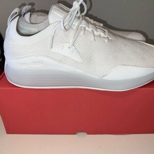 Lane Eight men’s white size 12 .5 brand new shoes with box